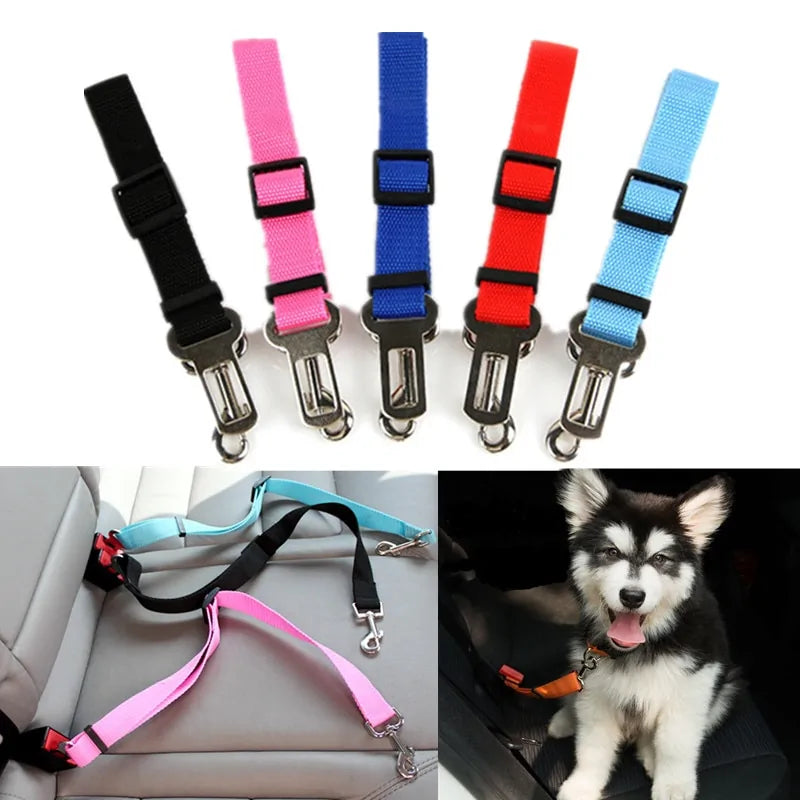 Adjustable Pets Car Seat Belt Harness | Safety & Comfort