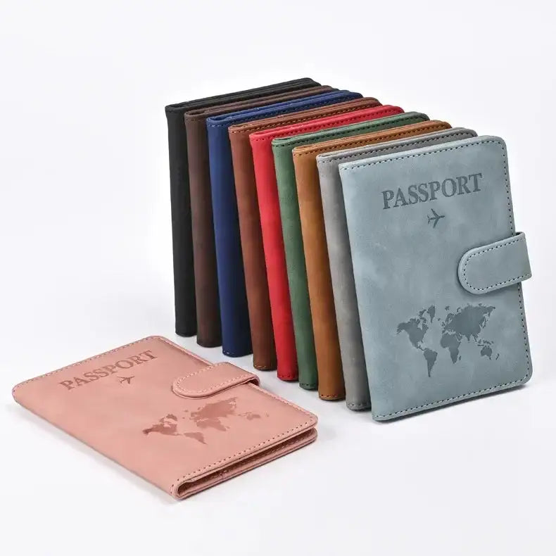 Leather Passport & Card Holder | Sleek Travel Essential