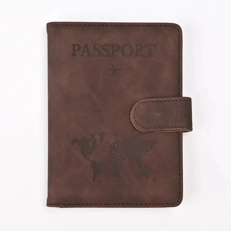 Leather Passport & Card Holder | Sleek Travel Essential