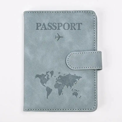 Leather Passport & Card Holder | Sleek Travel Essential