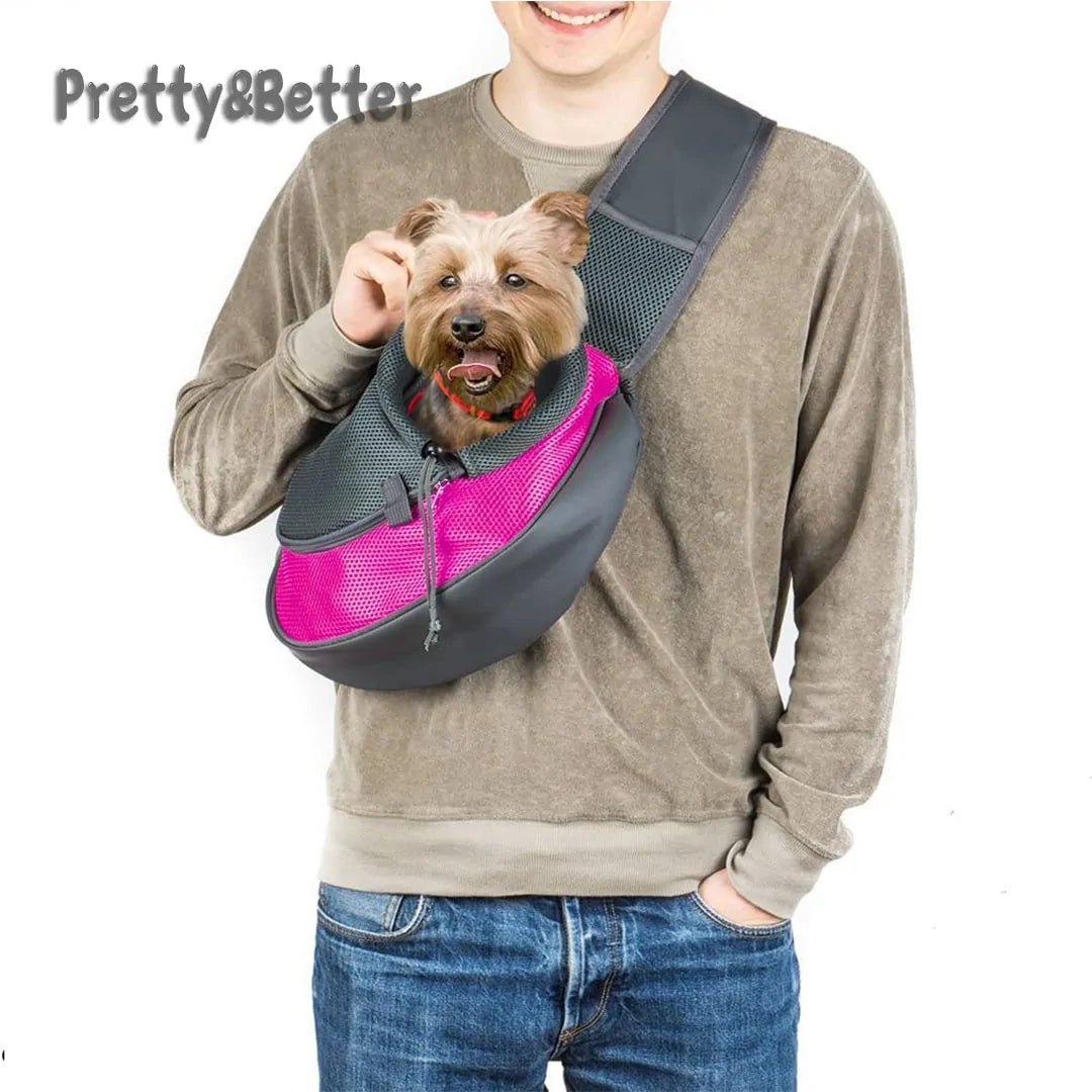 Breathable Dog Travel Handbag Carrier | Comfort & Style