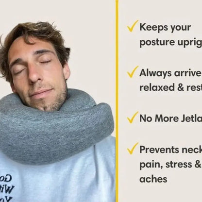 Memory Foam Travel Pillow | Ultimate Neck Support