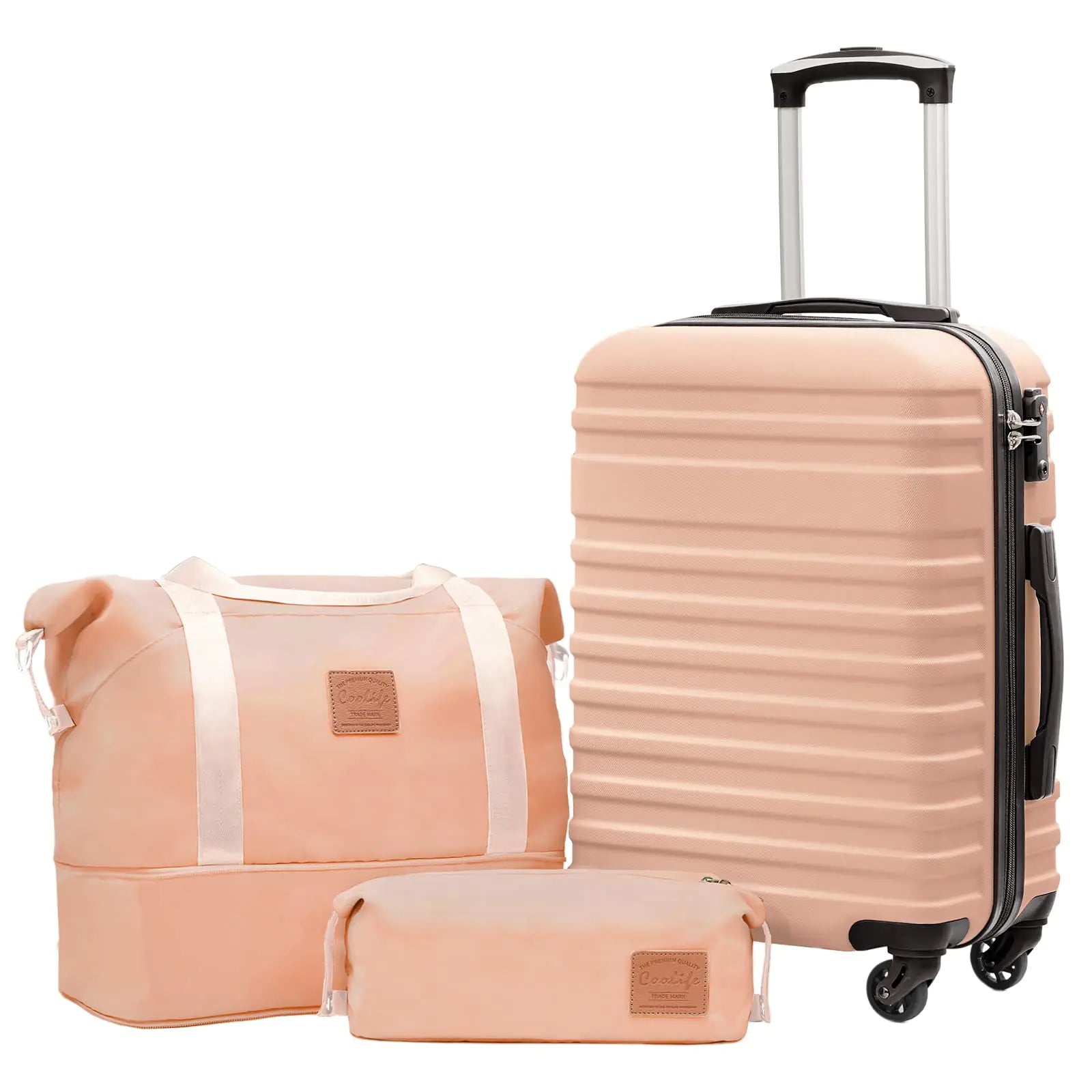 Coolife Suitcase Set | 3-Piece Luggage for Modern Travelers