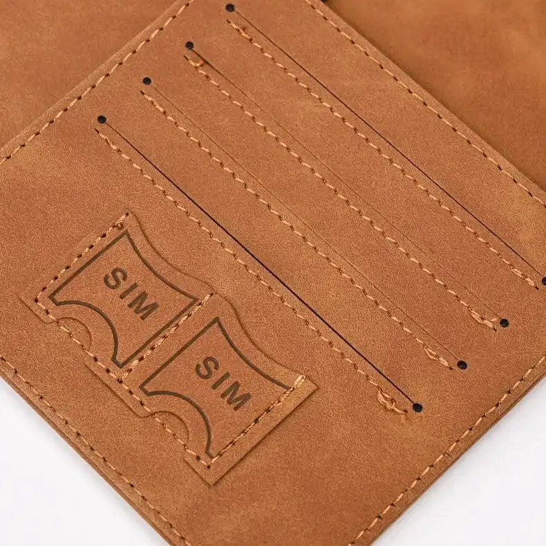 Leather Passport & Card Holder | Sleek Travel Essential