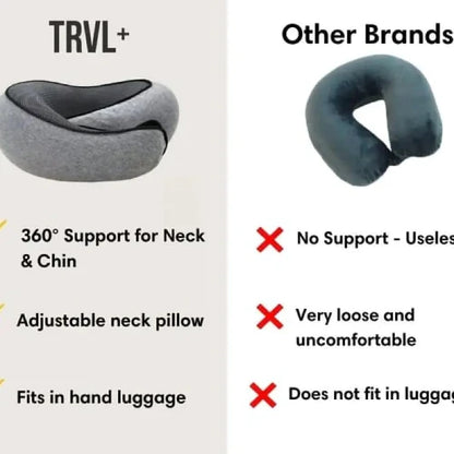 Memory Foam Travel Pillow | Ultimate Neck Support