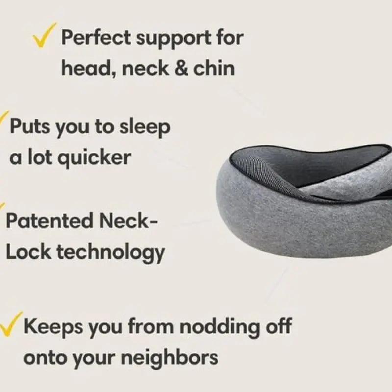 Memory Foam Travel Pillow | Ultimate Neck Support