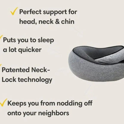 Memory Foam Travel Pillow | Ultimate Neck Support