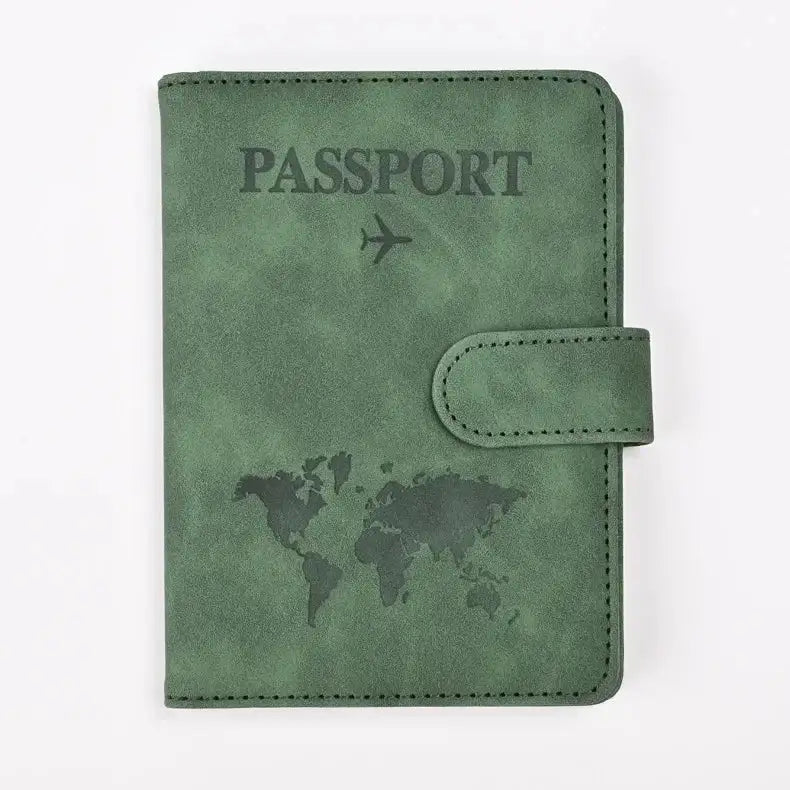 Leather Passport & Card Holder | Sleek Travel Essential