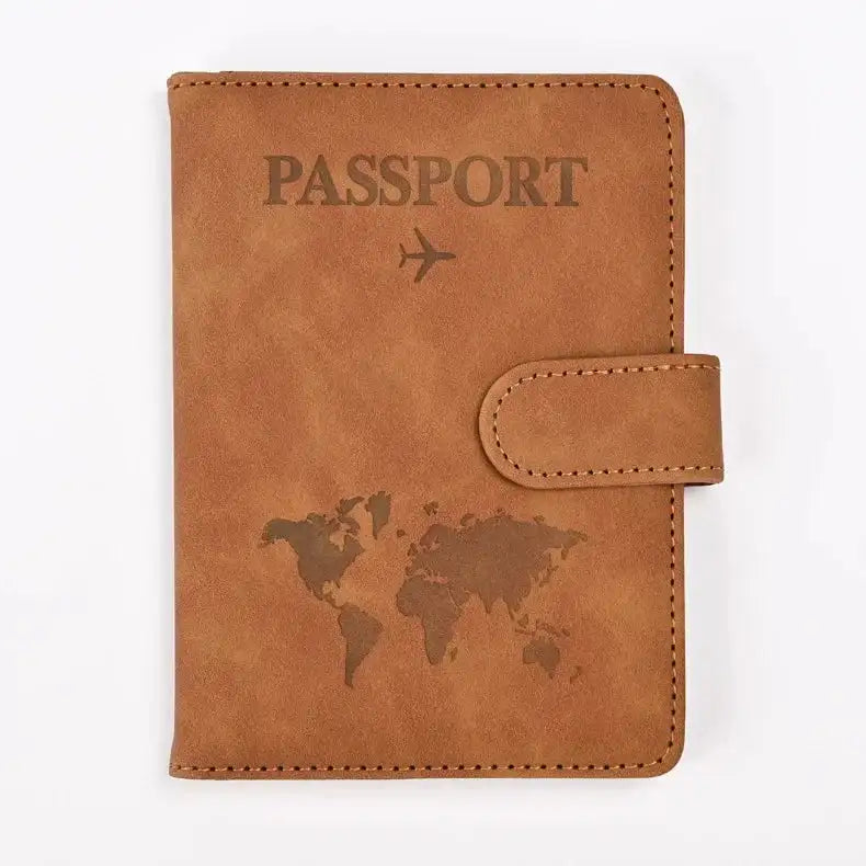 Leather Passport & Card Holder | Sleek Travel Essential