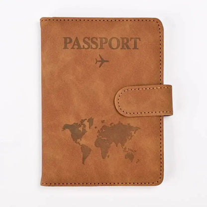 Leather Passport & Card Holder | Sleek Travel Essential