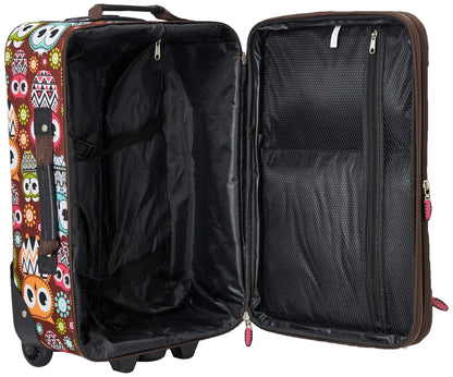 Owl 2-Piece Expandable Luggage Set | Travel in Style